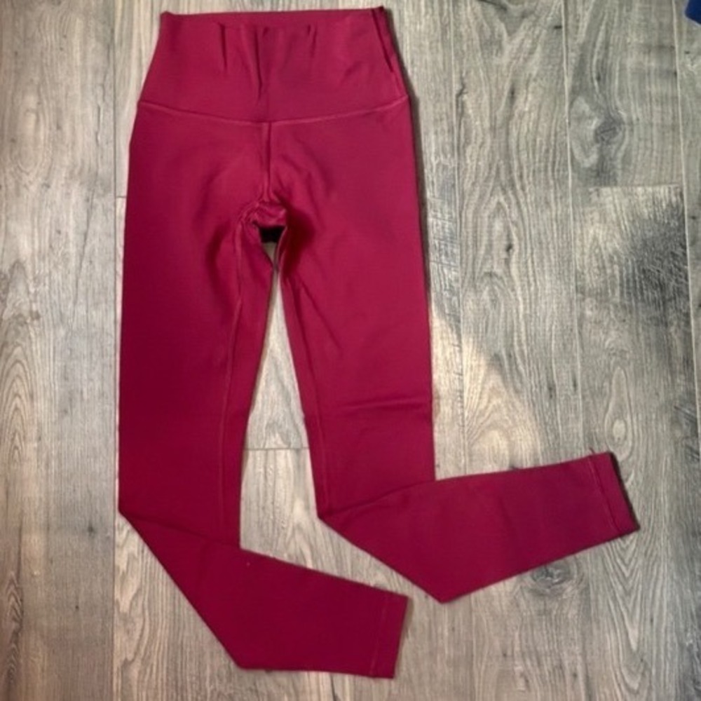 Lululemon Align High-Rise Pant‎ 28" Deep Fuchsia Burgundy Size 4 LW5AM9S